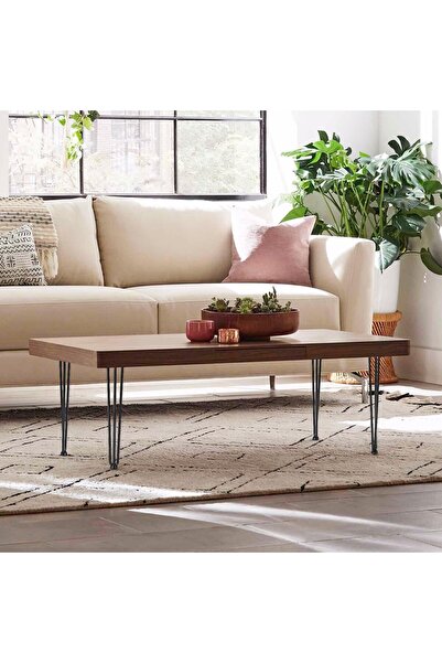 Garvee Industrial Metal Table Legs 20inches Height, Modern Design, Matt Black...