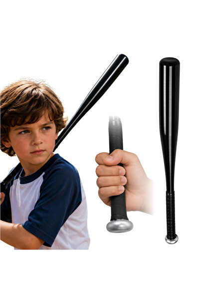 Korbi Bâtă de baseball din aluminiu negru de 34 inch
