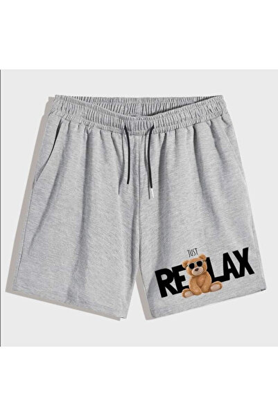 bellanova Hanangiyim Unisex Daily Combed Cotton Elastic Shorts