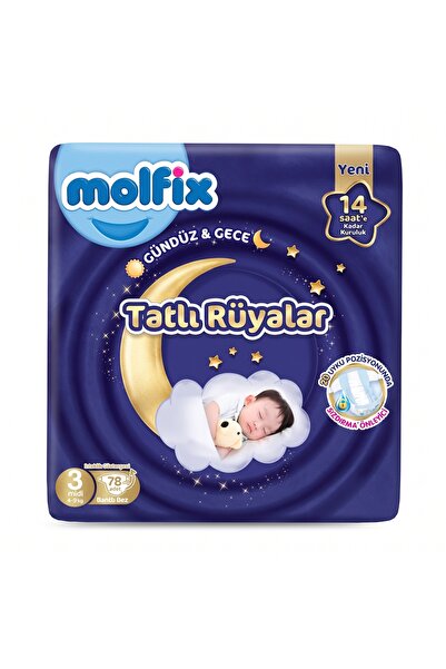 Molfix Bebek BeziSweet DreamsMidi 3 Numara 84'lü