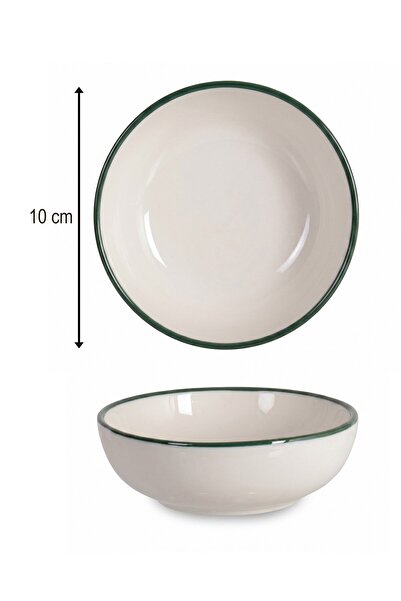 rinart 24-Piece Valencia Bowl 10cm Rim Green