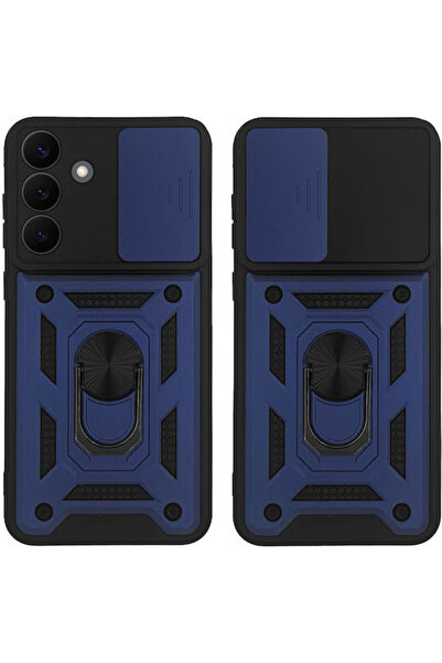 Other Θήκη Τηλεφώνου Ring Armor Campro Sonique για Samsung Galaxy S26 Plus Μπλε