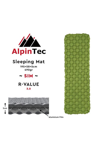 ALPINPRO Υπόστρωμα Sim (R-Value 3.0) Πράσινο Alpin