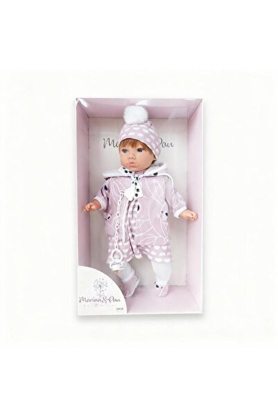 MARINA & PAU Papusa Marina&Pau Alina 45 cm, din vinil, cu burtica moale, Mult...