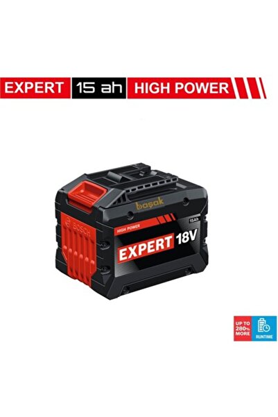 Expert 15,0 Ah Yedek Akü 18V-150 Güçlü ve Dayanıklılık ile Uzun Süreli Çalışma