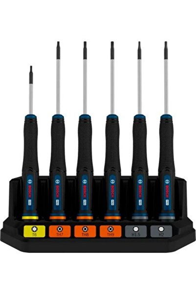 Bosch Profesyonel Hassas Tornavida Seti (Tx/th/h), 6 Parça Klemens Tornavida