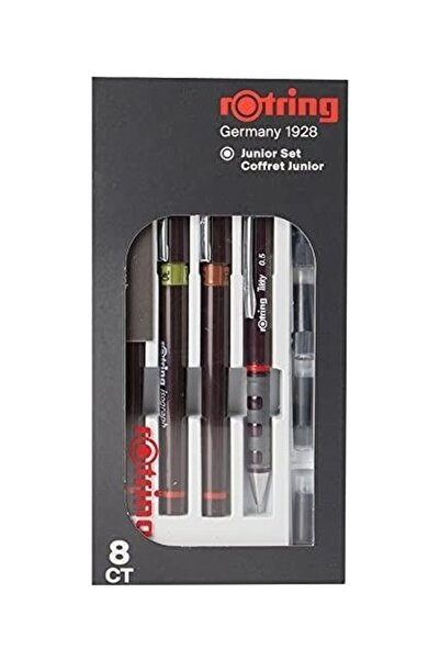 Rotring Mekanik Kurşun Kalem Junior Set 0.2-0.3-0.5 mm + Tikky 0.5 mm Uzun Öm...