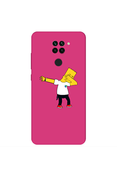 Other Xiaomi Redmi Note 9 Simpsons2 Fuchsia Colored Silicone TPU Θήκη