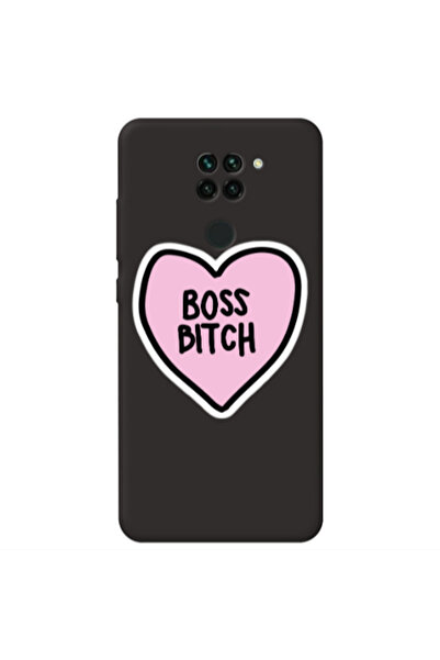Other Xiaomi Redmi Note 9 Boss Bitch Black Colored Silicone TPU Θήκη
