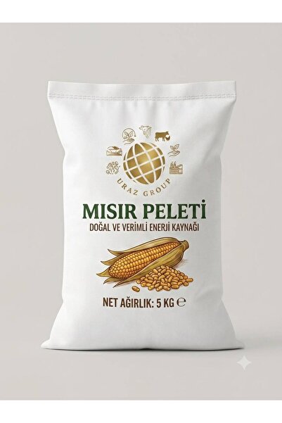 URAZ Mısır Peleti 5Kg(TÜM KANATLILAR İÇÜN;ÖRDEK,KAZ,TAVUK,VS.)