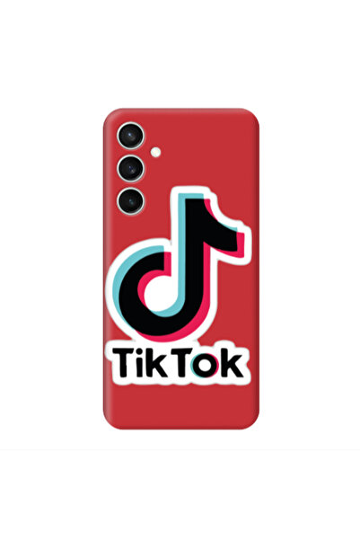 Other Samsung S23FE Tik Tok Red Colored Silicone TPU Θήκη