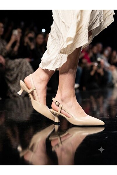 SEREL35SHOES Women's Short Block Heeled Shoes with Side Buckle New Season Hee...