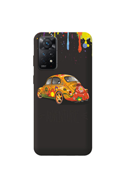 Other Xiaomi Redmi Note 11 4G Adventure Black Colored Silicone TPU Θήκη