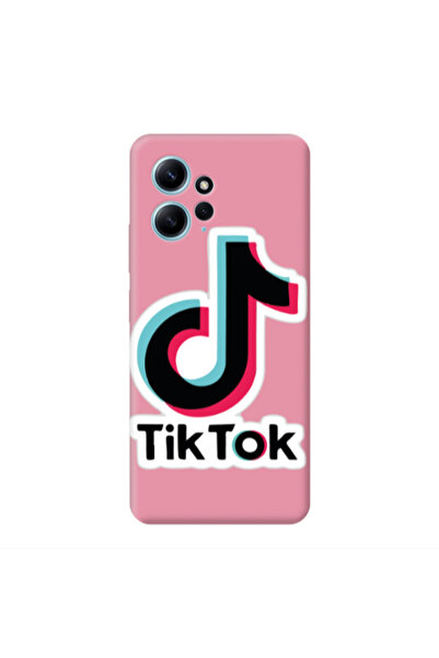 Other Xiaomi Redmi Note 12 4G Tik Tok Pink Colored Silicone TPU Θήκη