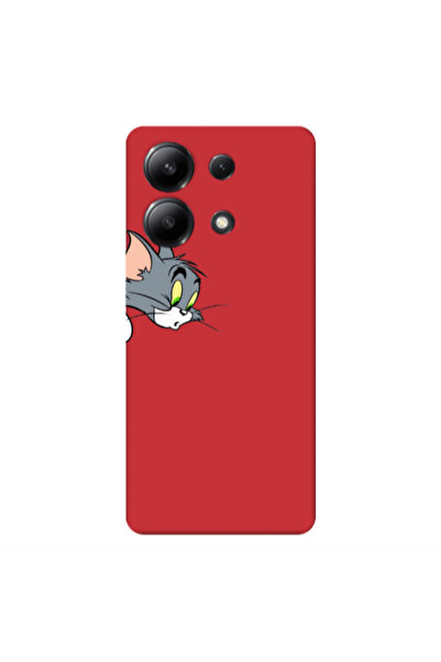 Other Xiaomi Redmi Note 13 4G Tom 1 Red Colored Silicone TPU Θήκη