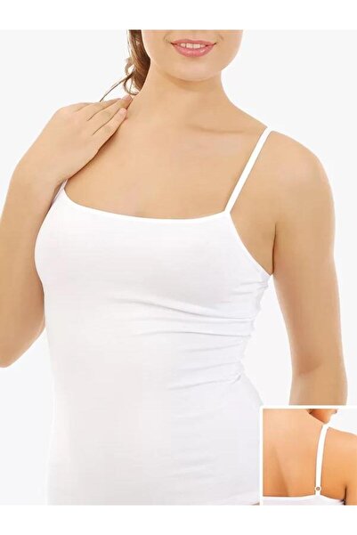 İmer Lingerie İmr 1237 Premium Series Cotton Modal Strap Tank Top