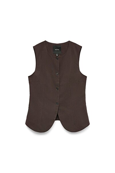 Vero Moda Vestă de damă 10336320 Maro
