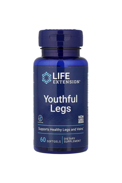 Life Extension Youthful Legs, Blood Flow, Vein Support, Circulation Supplemen...