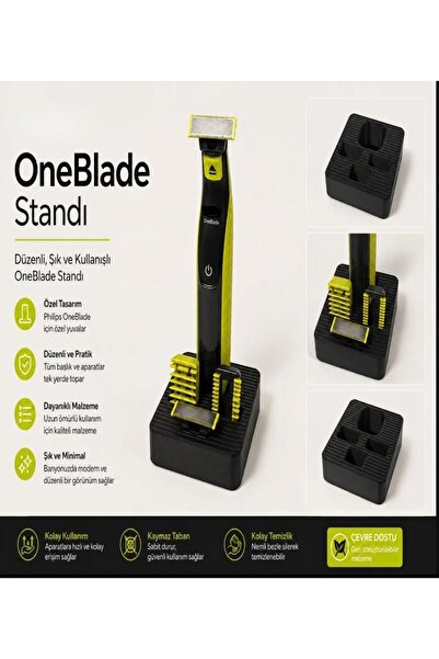 Kardesler OneBlade Standı Tıraş Makinesi Düzenleyici Aparatlık Masa Organizer...