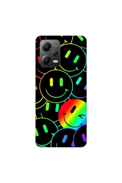 Other Xiaomi Poco X5 Rainbow Smile Transparent Silicone TPU Θήκη