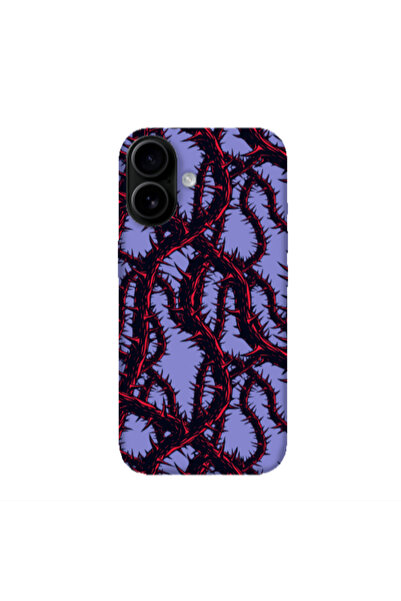 Other Apple Iphone 16 plus Prickly ivy Purple Colored Silicone TPU Θήκη