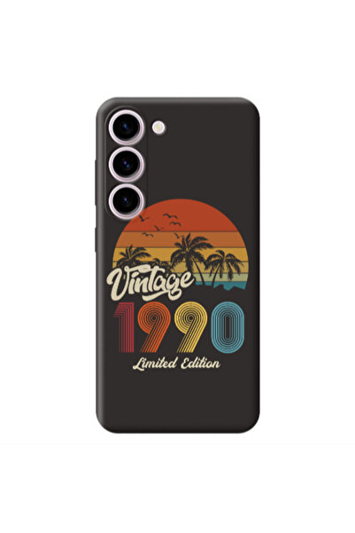 Other Samsung S23 Plus Vintage Black Colored Silicone TPU Θήκη