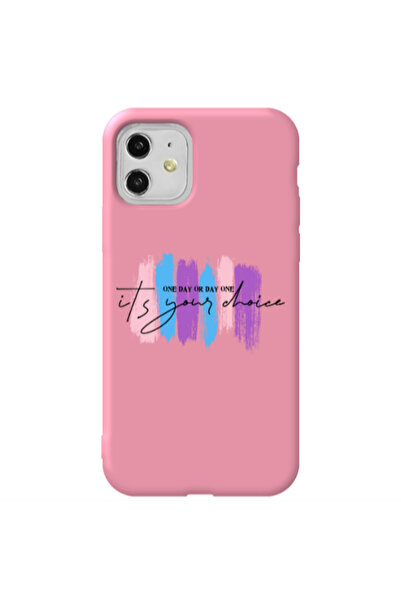 Other Apple iPhone 11 One Day Or Day One Pink Colored Silicone TPU Θήκη