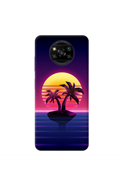 Other Xiaomi Poco X3 Pro Moon and Palmie Transparent Silicone TPU Θήκη
