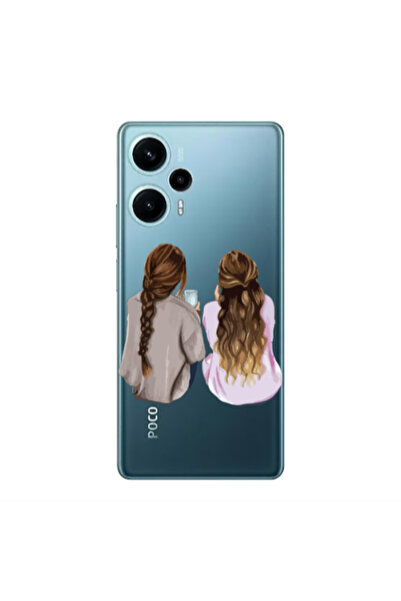 Other Xiaomi Poco F5 Friends Transparent Silicone TPU Θήκη