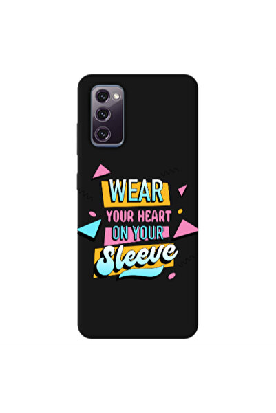 Other Samsung S20 FE Wear Your Heart Black Colored Silicone TPU Θήκη