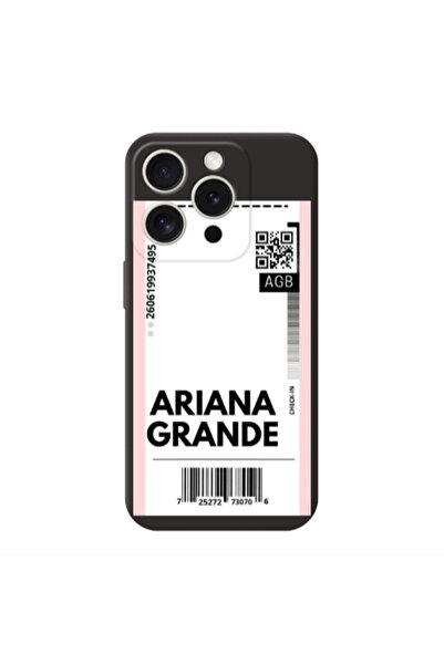 Other Apple Iphone 16 Pro Ariana Grande AGB Black Colored Silicone TPU Θήκη