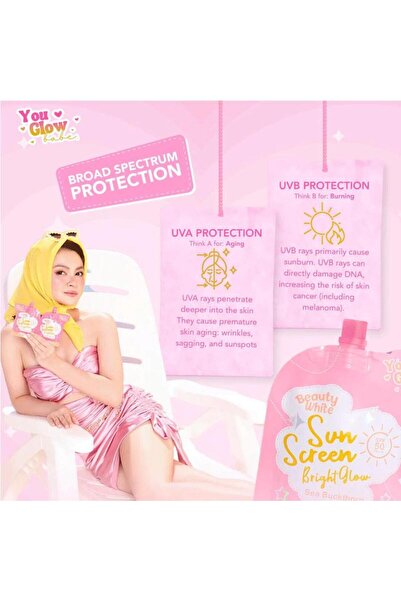 You Glow babe Beauty White Sunscreen Bright Glow