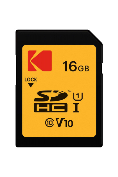 Kodak Card de memorie SDHC Performanță Premium, 16GB, Clasa 10 / UHS-1 U1 EKM...