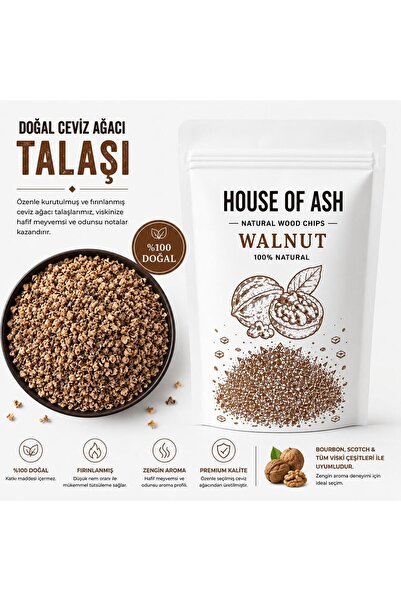 Ceviz Ağacı Talaşı - Fümeleme Ve Tütsüleme Talaşı - Barbekü Mangal Talaşı - Kokteyl Viski Tütsüleme Talaşı