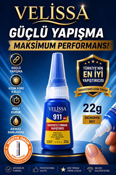 velissa Tırnak Yapıştırıcı Extra Kuvvetli Tips Protez Glue 22GR