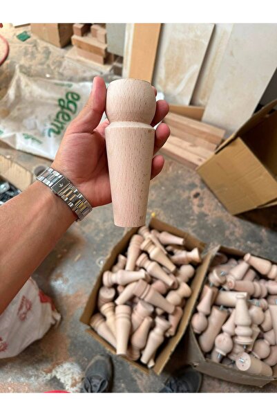 Handmade ahşap mobilya ayağı no10 20 cm 6adet