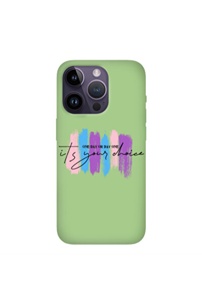 Other Apple iPhone 14 Pro Max One Day Or Day One Light Green Colored Silicone...
