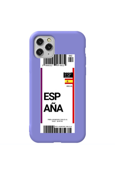 Other Apple iPhone 11 Pro Espana Arrival Purple Colored Silicone TPU Θήκη