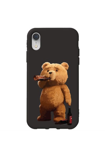 Other Apple iPhone Xr Beer Time Black Colored Silicone TPU Θήκη