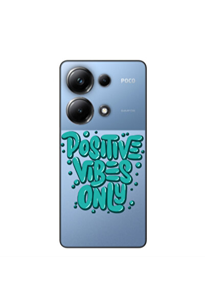 Other Xiaomi Poco M6 Pro 4G Positive Vibes Only Transparent Silicone TPU Θήκη