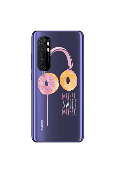Other Xiaomi Mi Note 10 Lite Donut earphone Transparent Silicone TPU Θήκη