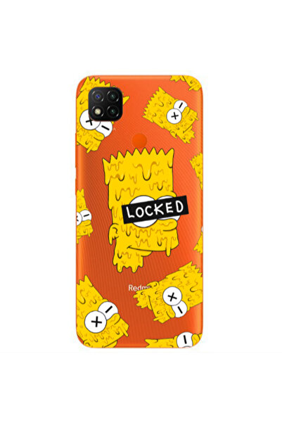 Other Xiaomi Redmi 9c Bart Simpson Transparent Silicone TPU Θήκη