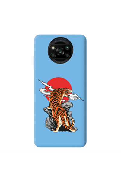 Other Xiaomi Poco X3 /X3 Pro Angry Gorilla Blue Colored Silicone TPU Θήκη
