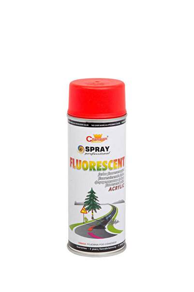 OEM Φθορίζον σπρέι χρώματος Champion Color 400ml κόκκινο