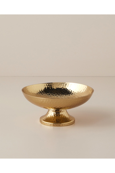 English Home Bella Metal Dekoratif Tabak 19x9cm Gold