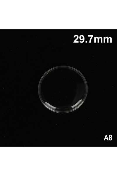 Choice14 A8 Watch Crystal Replacement 28-32.2mm Clear Acrylic Lens For Vintag...