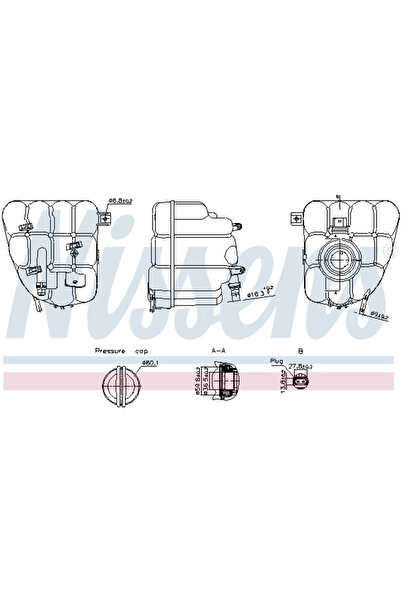 Nissens Vas de Expansiune Racire PORSCHE CAYENNE VW TOUAREG