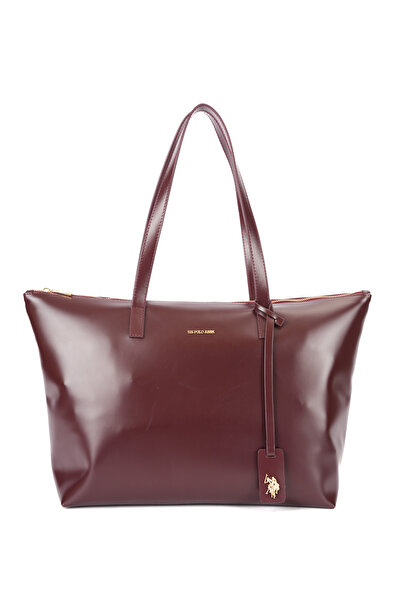 U.S. Polo Assn. Geantă de umăr pentru femei roșie Claret Us26609