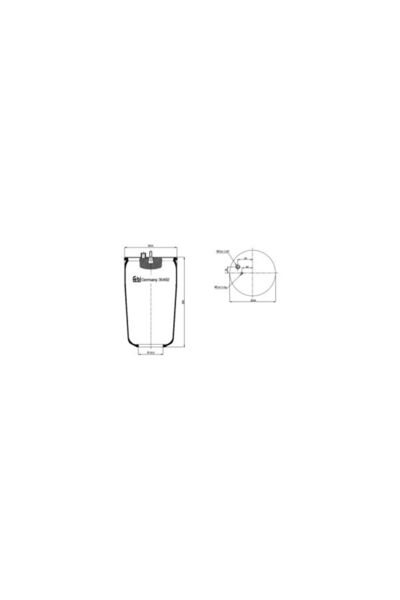 FEBI BILSTEIN Perna de Aer Spate (diametru: 235/259mm) Man Foc Tga Tgm I Tgs ...