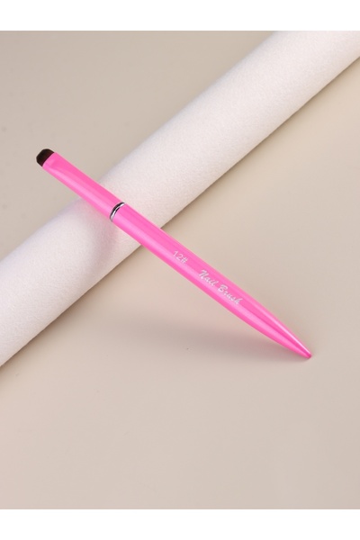 choice2 12 Pink French Nail Brush With Multi-Functional Brush Head - Fine Nai...